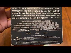 Jurassic Park III 2001 VHS