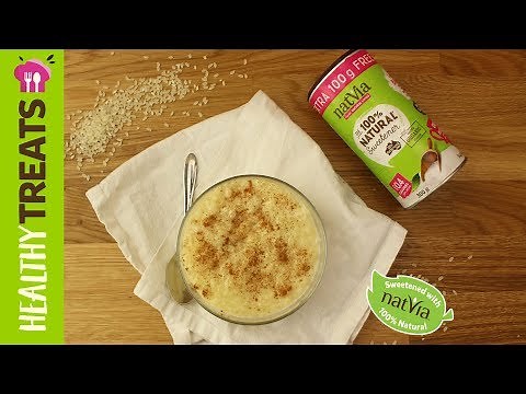 Healthy Sugar Free Rice Pudding - Natvia's Healthy Treats