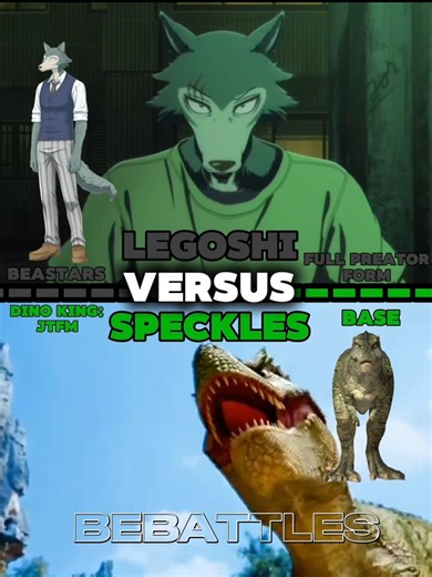 Legoshi Vs Speckles | #Beastars #dinoking