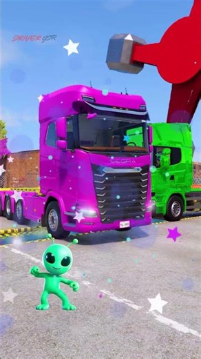 Truck vs Speed bumps | BeamNG Drive #shortvideo #beamngdrive #simulation #india #truck #speedbump