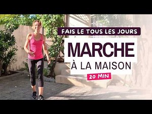 20 MIN Marche à la maison - Exercice facile pour se remettre en forme