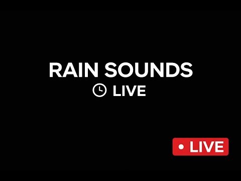 Rain Sounds Live 🌧️ Continuous Rain for Sleep & Relaxation