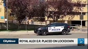 The emergency department at the Royal Alexandra Hospital briefly went into lockdown Tuesday morning. | CityNews Edmonton