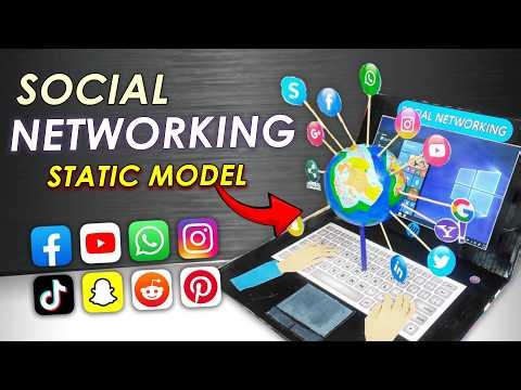 How to make Computer Science | Social Network | School Project #creative #diy