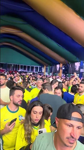 Banda Eva leads Brazilian fan cheering at the World Cup #curitiba #flair #worldcup #bandaeva