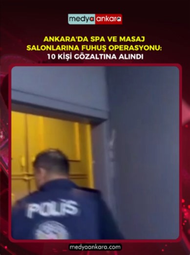 Ankara'da Spa ve Masaj Salonlarına Fuhuş Operasyonu: 10 Kişi Gözaltına Alındı! Ankara'da fuhuş yaptırıldığı tespit edilen spa ve masaj salonlarına yapılan eş zamanlı operasyonlarda 10 kişi gözaltına alındı. Ankara Cumhuriyet Başsavcılığı Ailenin Korunması ve Cinsel Dokunulmazlığa Karşı İşlenen Suçlar Soruşturma Bürosu tarafından masaj salonu ve spa adı altında fuhuş yapan ve yaptıran şahıslara yönelik soruşturma başlatıldı. İnternet üzerinden reklam veren spa ve masaj salonlarının, telefonda şif