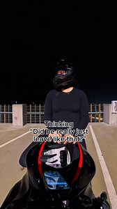 He always plays hard to get 😴😴😴 . . . . #bikercouple #bikergirl #motorcycle | Slow Suey