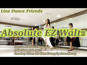Absolute EZ Waltz(Absolute Beginner) Line Dance - Demo & Tutorial