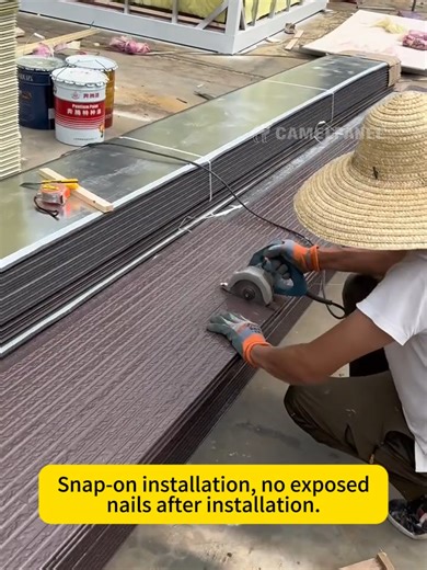 We appreciate your feedback! This linear pattern is popular for commercial spaces like offices and lobbies, as it creates a sleek, organized aesthetic. For projects that need a more uniform look, we can definitely recommend alternative styles.#construction #camelpanel #DIYBuild #wallcladding