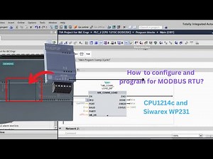 TIA : Modbus RTU data read I CPU 1214C I WP231