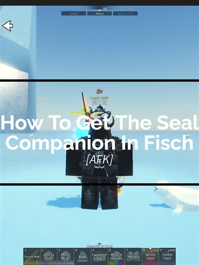 How to Get The Seal Companion In Fisch #update #roblox #fisching #bestiaryfisch #showcase #secrets #guide #help #robloxfisch #RobloxUpdate #rods #Exotics #npc #companions