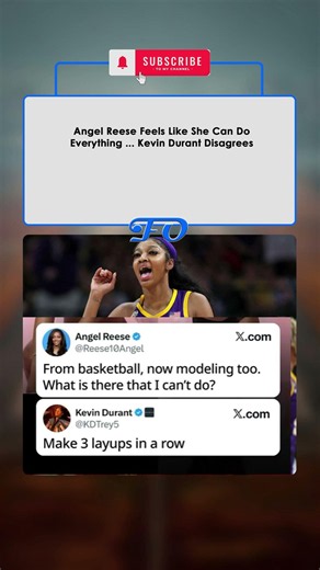 "Angel Reese Says She Can Do Everything Kevin Durant Logs On Immediately #2026 #celebnews #ytshorts