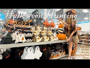🍁9 Stores Fall & Halloween Ultimate Shop With Me! 🎃 | At Home, HomeGoods, TJ Maxx, Hobby Lobby...