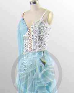 Can't wait to hit the clear waters of the Caribbean? Wait no further! ​ ​Enter our Sponsorship Contest and you could be wearing this dress on your next competition! Visit https://dress4dance.com/d4d-sponsorship-sweepstakes for more information! | Dress4Dance