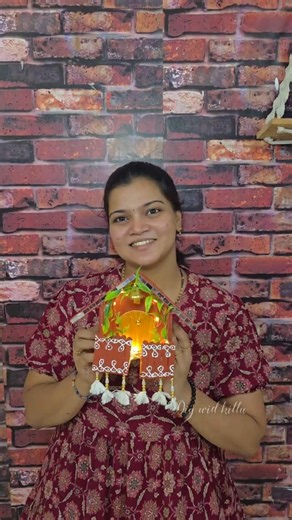 Dates boxతో డబ్బా ఇల్లు♥️Welcome home decor piece😍 #diy #diywidkittu #lifewidkittu #welcomehome #yt