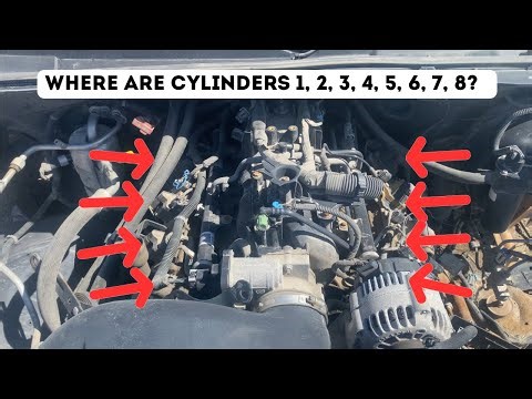 Cylinders Layout Chevrolet Silverado 1500 4.8L 1999-2006 Location