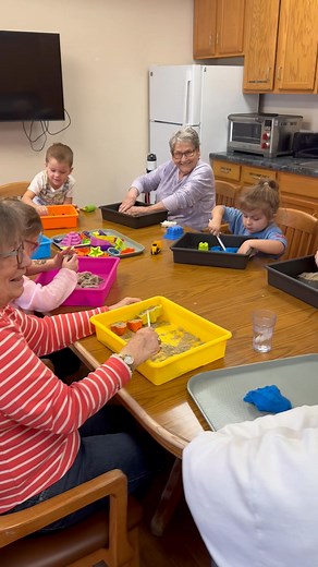 Such great intergenerational conversations 🥰 | Serenity Assisted Living & Memory Care