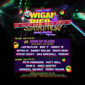 Tonight we hit Wigan Pier’s 32nd birthday, huge! | John G | Facebook