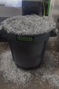 180K views · 1K reactions | Haas CNC machine user @marvelmachining keeping their VF series mill busy "Solid Sunday roughing—chips flying and bins overflowing!" #haascnc | Haas Automation UK | Facebook