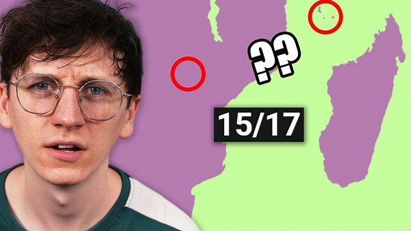 Completing blind map snippet quizzes on Sporcle