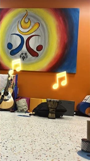 Musical Notes Literally Flying in the Air! (Photo by Jim Gaven, Animation by AI)