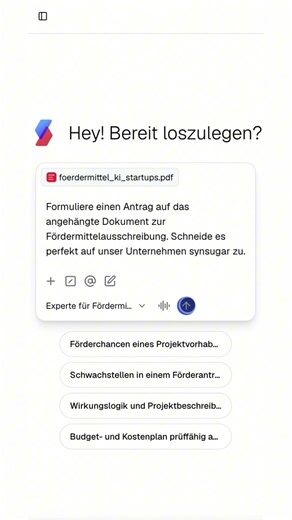 Förderanträge in Sekunden schreiben