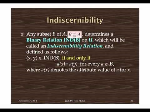 Basic Concepts of Rough Sets - Part 1