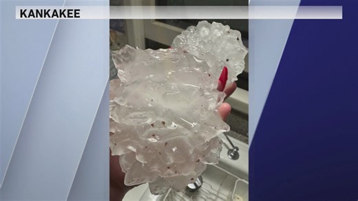 Large hail, storm damage reported throughout Chicagoland, photos show