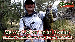 Shake it, Pop it, Rip it, Twitch it or just Reel it. Showing how to fish Honker frog, which can walk, flash, clack, splash and wake. | Teckel Lure