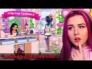 DID This BANNED DTI PLAYER Just LEAK The SPRING UPDATE?! | ROBLOX Dress to Impress