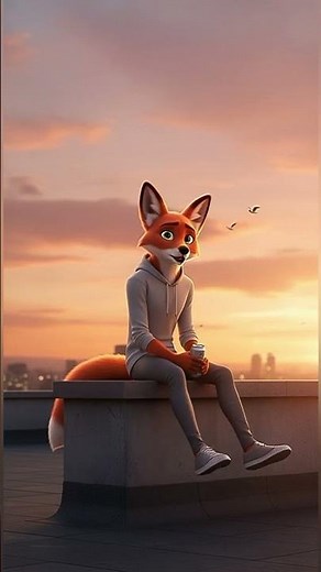 Funny Fox Thoughts That Make Zero Sense 😭🧠 | TrickyFox Shorts #animation #funny #pixarstyle