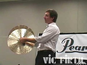Vic Firth Crash cymbal technique, closing remarks