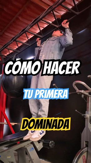Como hacer tu primera dominada 💪 #calistenia #motivacion #tutorial #fitness #tips