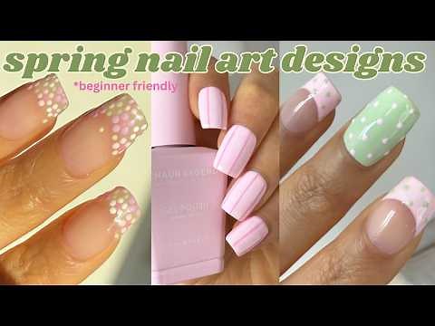 EASY SPRING NAIL ART DESIGNS