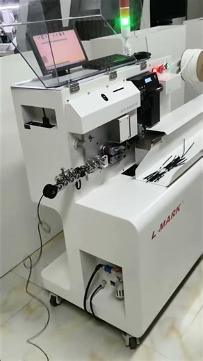 L-MARK LK4200 | Startup & Automatic Number Threading Machine Demo