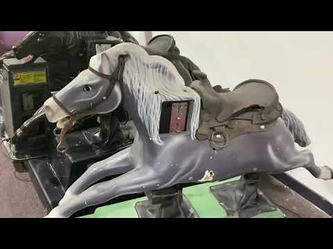 Antique 25-cent Galloping Gus Coin-Operated Racing Horse