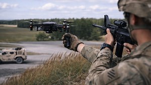 Tanks, troops and drones: US Army live fire exercise