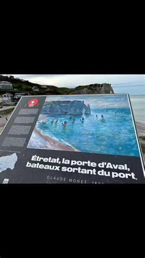 🌄 Amazing day hiking the cliffs of Etretat! The views were absolutely stunning, with the chance to walk inside one of the cliffs. It was chilly and windy, but every moment was worth it! ⛳️ We discovered an incredible golf course at the top and beautiful beaches—though no shells here, just rocks 🪨 (and you can’t take them!). Afterward, we enjoyed a delicious traditional Normandy meal of mussels and buckwheat galette. 🥘 I even found a charming shop in Honfleur selling decoupaged shells, so I ha