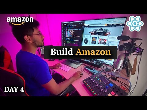 🔴Build Amazon Clone w/ Full E-Commerce + Stripe using React JS for Beginners (Challenge Day 4)