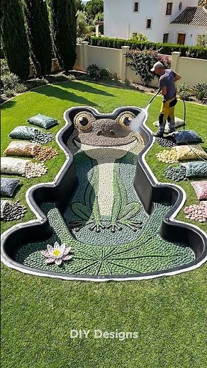 I Built a FROG POND for the Kids 🐸