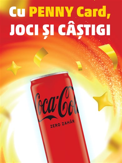 Intră în Cursa cu premii, descarcă aplicația și profită de două șanse zilnice de câștig! #pennyromania #PENNY #PENNYgame