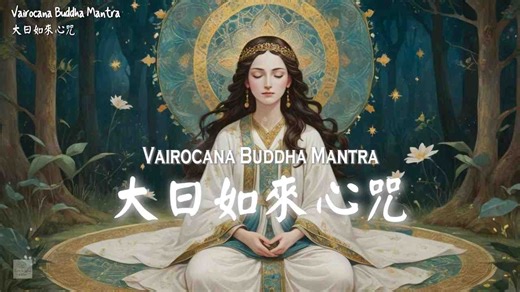 Vairocana Buddha Mantra ✨ 大日如來心咒 ｜光明祝福．心灵疗愈靜心音乐．Blessings of Light nner Healing