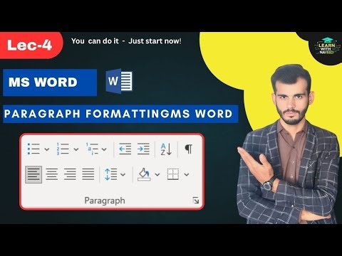Paragraph group in Ms word| complete explanation paragraph group in Ms word| class 4