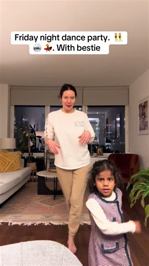 Shivangi picked the @moodjo off my playlist. I approved the vibe. #raisingshivangi #friday #danceparty #dance #kids