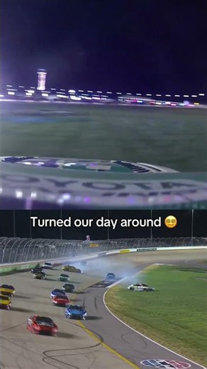 Was looking to be a solid day for the 42 team before this incident.