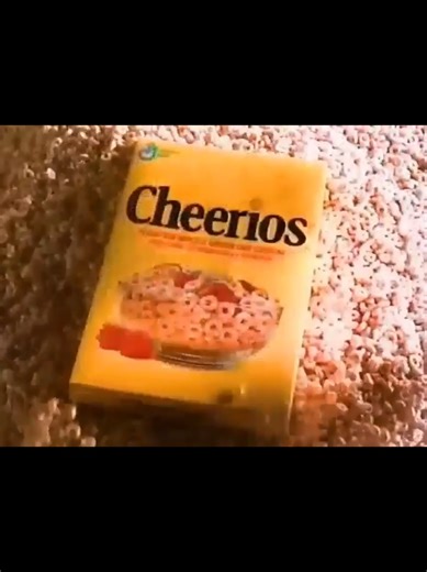 Cheerios This was back when they were trying to get kids to eat plain Cheerios, now they market to the older generation about heart healthy and lower cholesterol. #nostalgia #90s #cheerios #cereal #kids