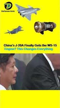 China’s J-20A Finally Gets the WS-15 Engine? This Changes Everything