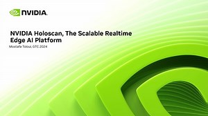 NVIDIA Holoscan, the AI Sensor Processing Platform, from Surgery to Satellites S62323 | GTC 2024 | NVIDIA On-Demand