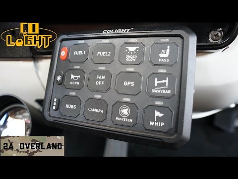 This switch Panel Has Some Cool Features! ‪@LEDCOLIGHT‬ RGB 12 Gang Switch Panel Install