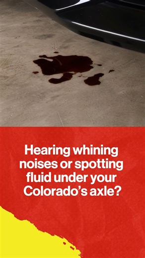 Hearing whining noises or spotting fluid under your Chevrolet...